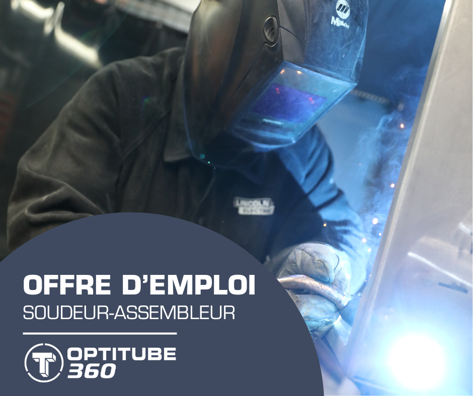 Offre d’emploi – Soudeur-assembleur (Saint-Henri)